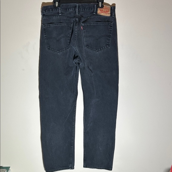 Levi's Other - Levi's 505 Mens Regular Fit Straight Leg Jeans Faded Black Denim‎ W38 L34